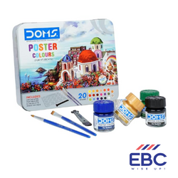 DOMS Poster Colours Set of 20 Shades
